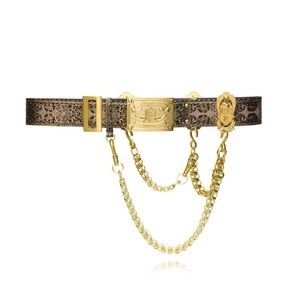 Tory Burch Printed Hanging Chain Belt